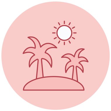 Kumsal. Web simgesi basit illüstrasyon