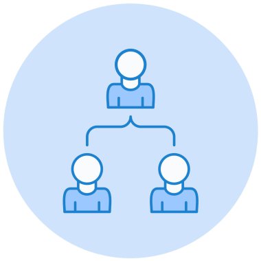 İş ekibi. Basit resimleme