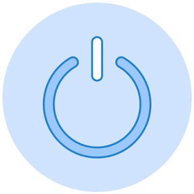 Güç. Web simgesi basit illüstrasyon