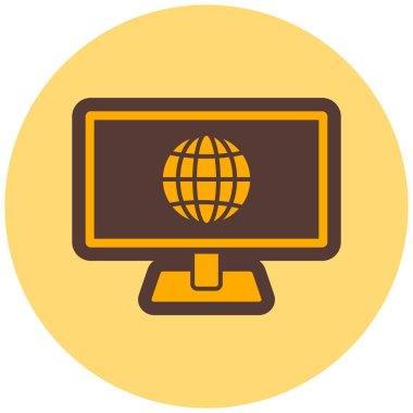 İnternetten alışveriş. Web simgesi