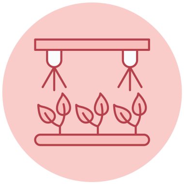 Bahçe vektörü simgesi modern basit tasarım