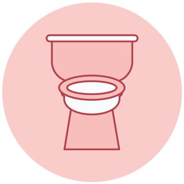 Tuvalet. Web simgesi basit tasarım