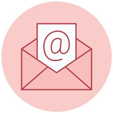 E- posta simgesi vektör illüstrasyonu