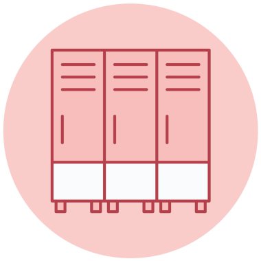 Mobilya. Web simgesi basit illüstrasyon