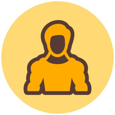 avatar. Web simgesi basit illüstrasyon