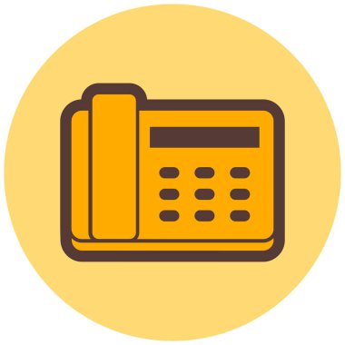 - Telefon. Web simgesi basit illüstrasyon