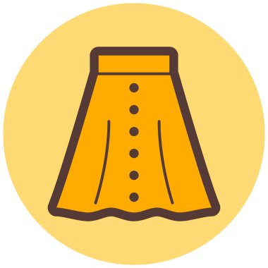 etek, şort, pantolon, ceket, düz, vektör illüstrasyonu