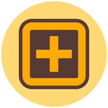 Artı kitap vektörü simgesi