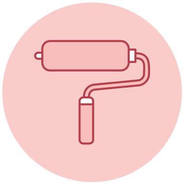 Boya silindiri. Basit resimleme