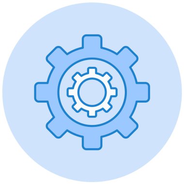 Teçhizat Web simgesi basit illüstrasyon