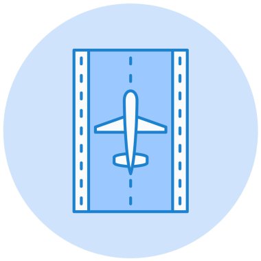 Uçak. Web simgesi basit illüstrasyon