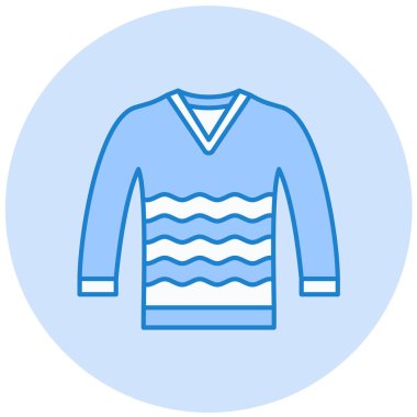 Modern kıyafet simgesinin vektör illüstrasyonu