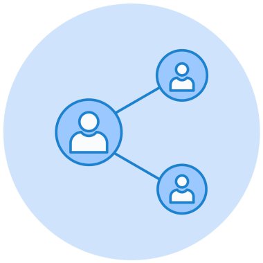 iş yönetimi düz vektör simgesi