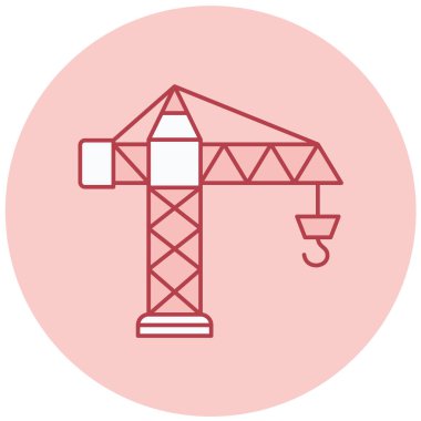 Vinç. Web simgesi basit tasarım