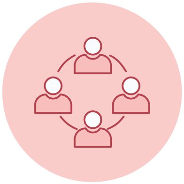 Takım simgesi, vektör illüstrasyonu