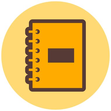 Kitap. Web simgesi basit illüstrasyon