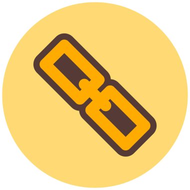 Bağlantı. Web simgesi basit illüstrasyon