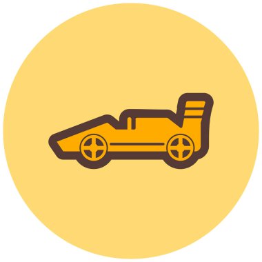 - Araba. Web simgesi basit illüstrasyon