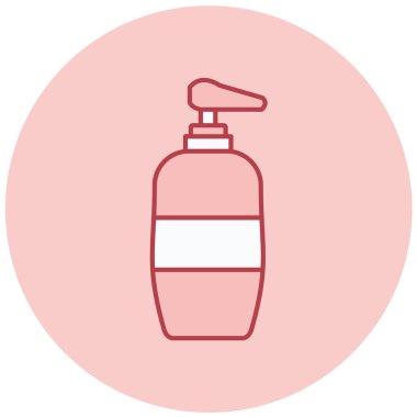 Moda tarzı izole edilmiş arka planda şişe simgesi