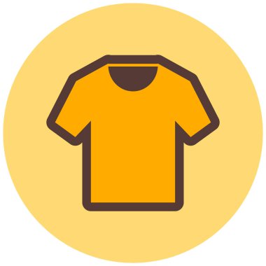 Tişört. Web simgesi basit illüstrasyon