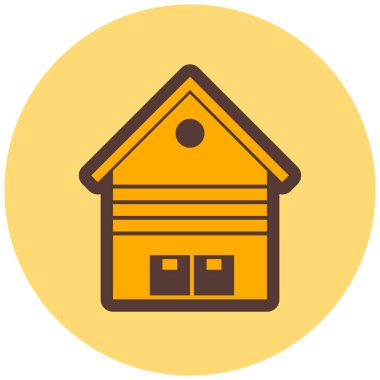 Bir evin vektör illüstrasyonu