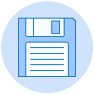 Disket disket. Basit resimleme