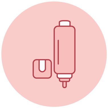 Fiş. Web simgesi basit illüstrasyon