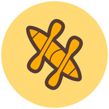 Kano simgesi, basit tasarım vektör çizimi