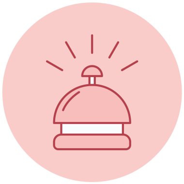 Çan simgesi, vektör çizimi