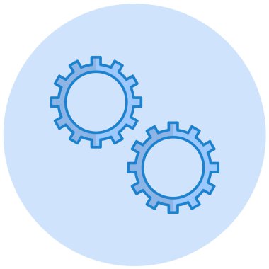 Teçhizat Web simgesi basit illüstrasyon