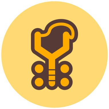 Tarak. Web simgesi basit illüstrasyon