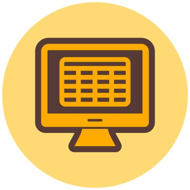 Kişisel ve ticari kullanım için vektör lcd simgesi...