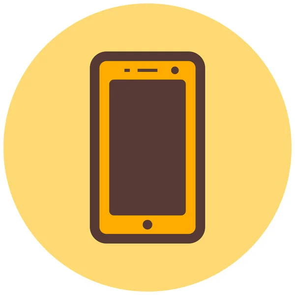 Мобильный Веб Иконка Простой Дизайн — стоковый вектор