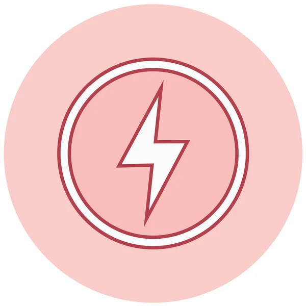 Power Vector Line Icon — Stock Vector