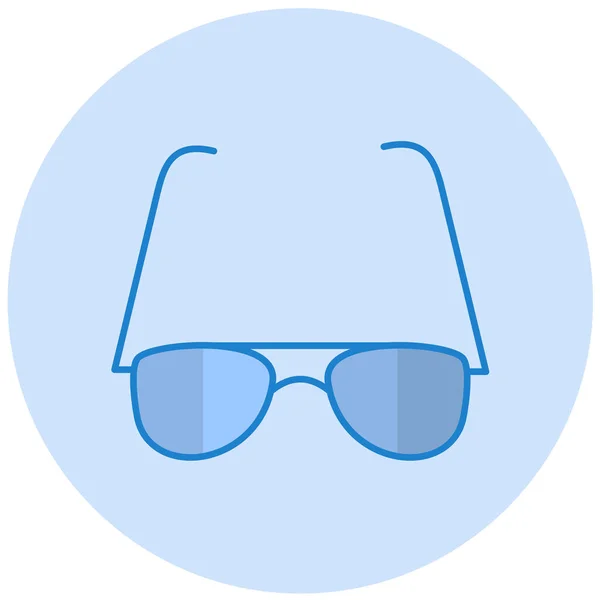 Sonnenbrille Web Symbol Einfache Illustration — Stockvektor