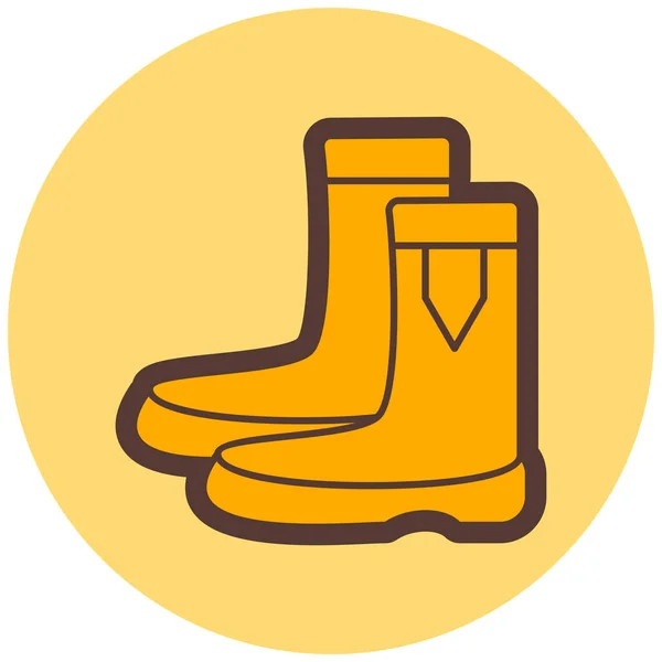 Boot Web Icon Simple Illustration — Stock Vector