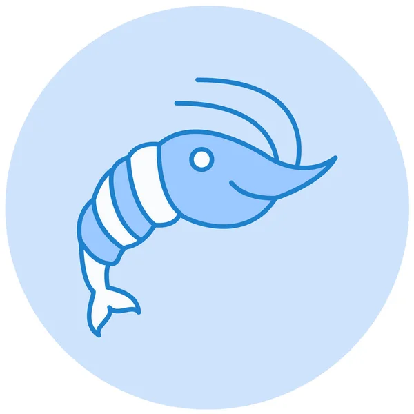 Tintenfisch Web Symbol Einfache Illustration — Stockvektor