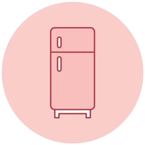 冷蔵庫のベクトルのアイコンの記号 — ストックベクタ