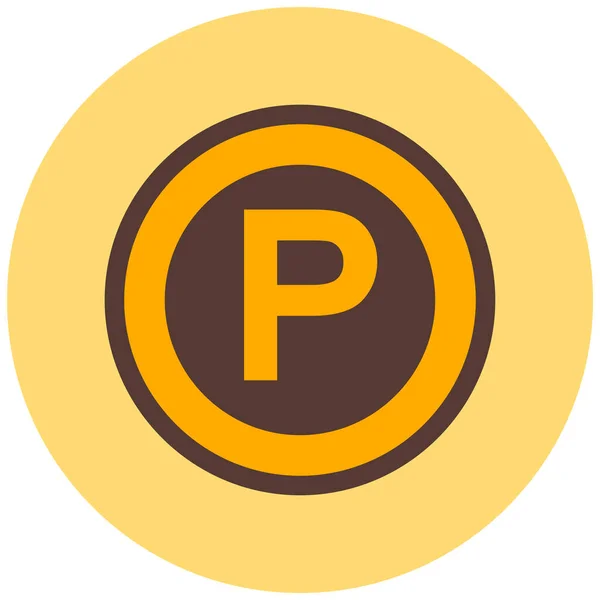 Vector Illustration Parking Icon — Stock Vector