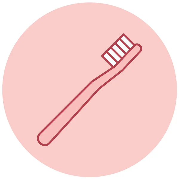 Toothbrush Web Icon Simple Illustration — Stock Vector