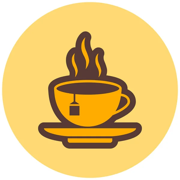 Taza Vector Icono — Vector de stock