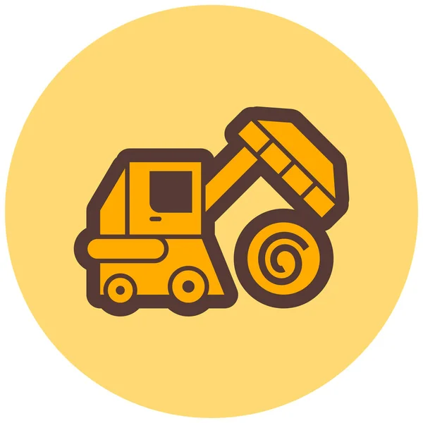 Ciężarówka Ikona Web Prosta Ilustracja — Wektor stockowy