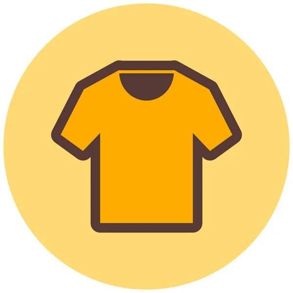 Tshirt Web Icon Simple Illustration — Stock Vector