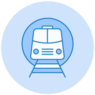 tren simgesi vektör illüstrasyonu