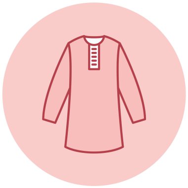 Kadın bez simgesi, vektör illüstrasyonu