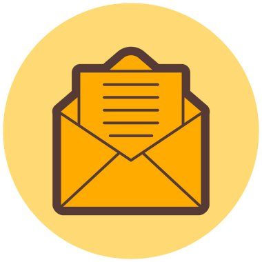 E- posta simgesi vektör illüstrasyonu