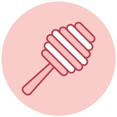 Tatlım. Web simgesi basit illüstrasyon