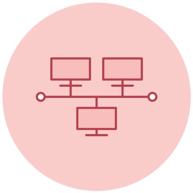 ağ paylaşımı. Basit resimleme