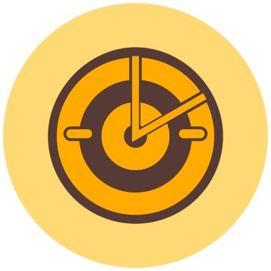 Hedef. Web simgesi basit illüstrasyon