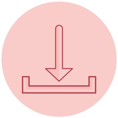 İndir. Web simgesi basit illüstrasyon